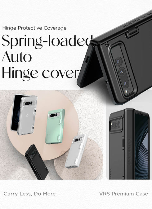 VRS Design Google Pixel Fold Case Simpli Fit Crsytal