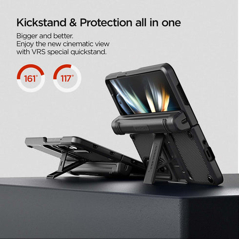 VRS Design Samsung Galaxy Z Fold 4 Case Quick Stand ACTIVE S
