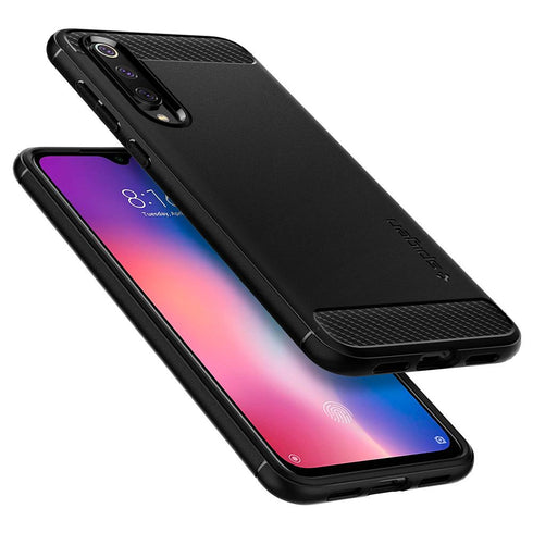 Spigen Xiaomi Mi 9 SE case cover Rugged Armor- Matte Black