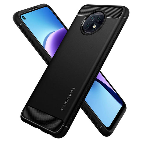 Spigen Xiaomi Redmi Note 9T case cover Rugged Armor - Matte Black