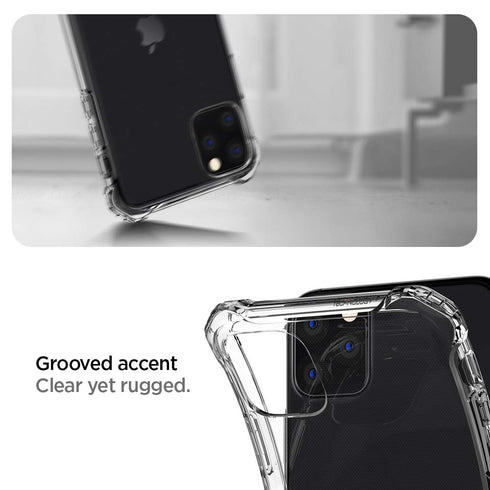 Spigen iPhone 11 PRO case cover Rugged Crystal - Crystal Clear