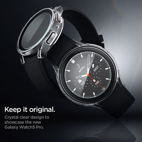 Spigen Samsung Galaxy Watch 5 PRO (45mm) Case Thin Fit with built-in Screen Protector