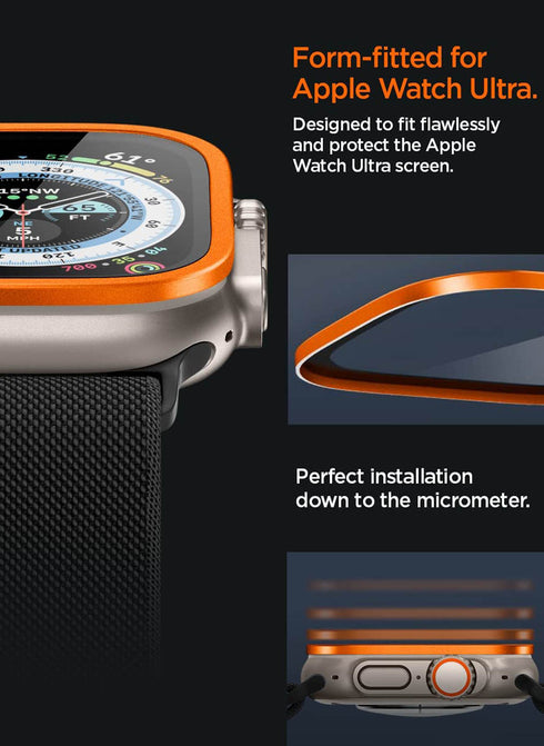 Spigen Apple Watch ULTRA 2 / 1 (49mm) Tempered Glass Screen Protector GLAStR Slim PRO
