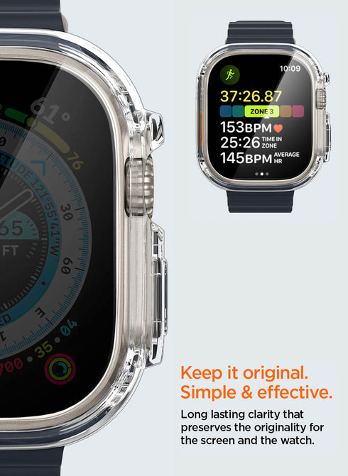 Spigen Apple Watch ULTRA 2 / 1 (49mm) Case with built-in Screen Protector Ultra Hybrid