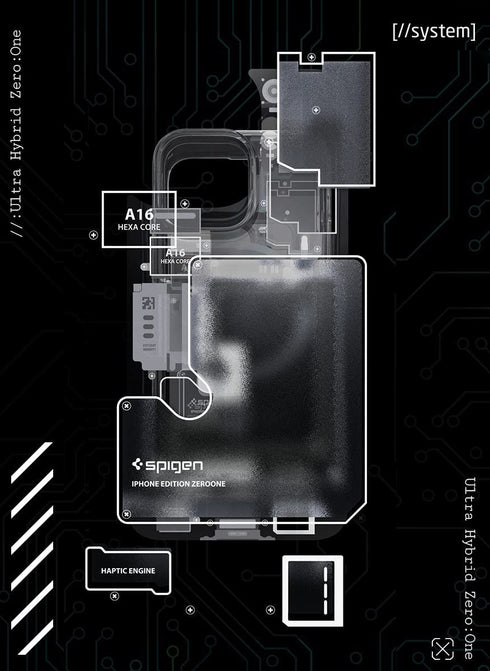 Spigen iPhone 14 PRO Case Ultra Hybrid ZERO ONE (MagFit)