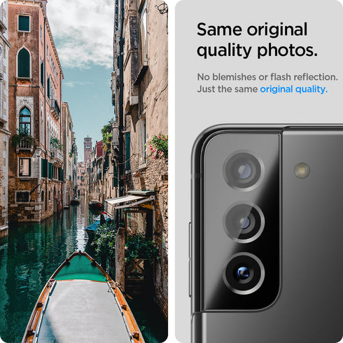 Spigen Samsung Galaxy S21 PLUS GLAStR Optik Camera Lens Protector - Black
