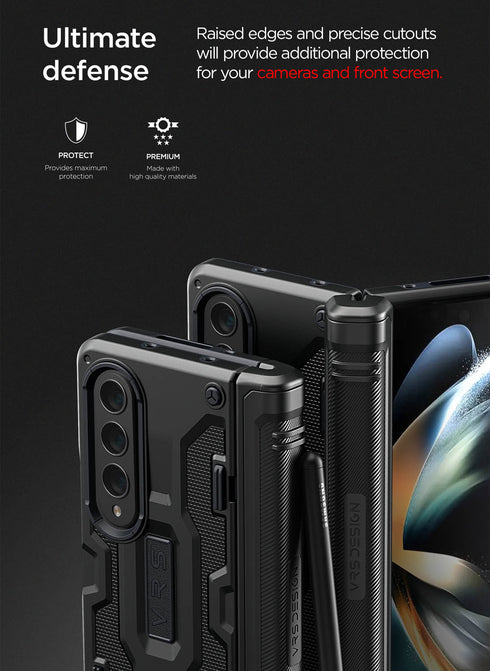 VRS Design Samsung Galaxy Z Fold 4 Case Terra Guard ACTIVE S