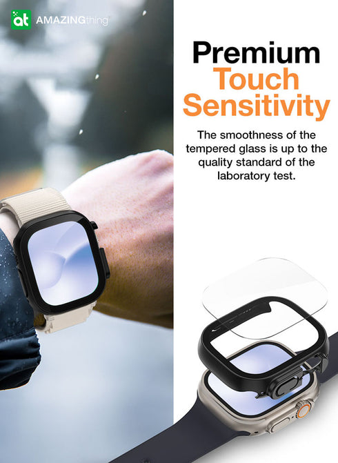 Amazing Thing Apple Watch ULTRA (49mm) Case Marsix PRO w/ built-in Full Glass Screen Protector