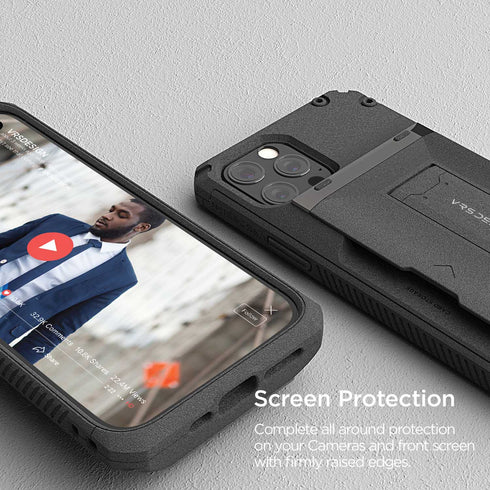 VRS Design iPhone 12 / iPhone 12 PRO Case Wallet Damda Glide Hybrid