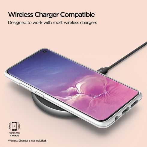 VRS Design Samsung Galaxy S10 case cover Damda High Pro Shield - White Marble