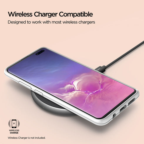 VRS Design Samsung Galaxy S10 PLUS case cover Damda High Pro Shield - Orange Purple