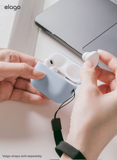 elago AirPods PRO 2 Case Silicone with Lanyard