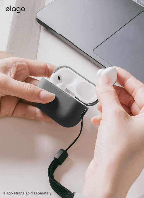 elago AirPods PRO 2 Case Silicone with Lanyard