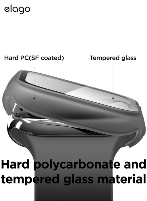 elago Apple Watch 45mm Case Clear Shield