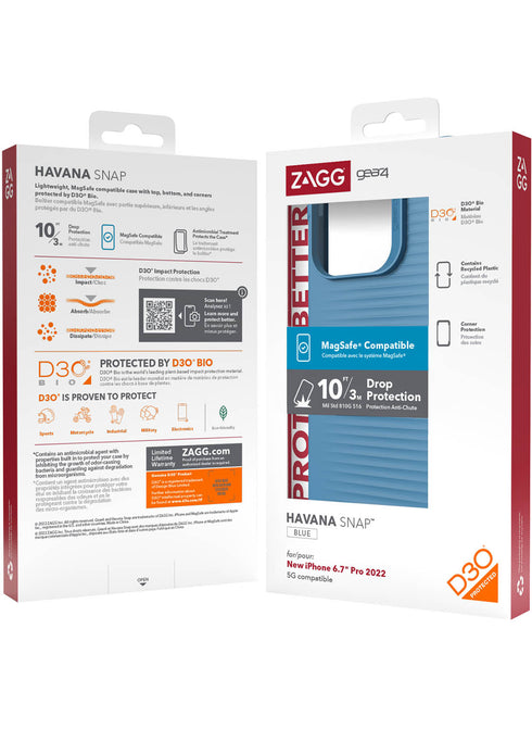 Gear4 iPhone 14 Pro MAX Case D3O Havana Snap (MagSafe)