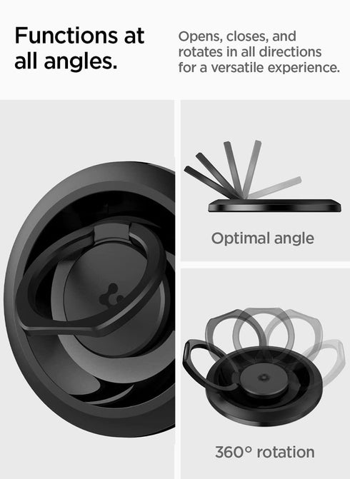 Spigen O-Mag Ring (MagFit) Magnetic Phone Holder with Kickstand