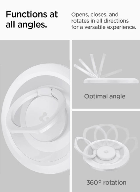 Spigen O-Mag Ring (MagFit) Magnetic Phone Holder with Kickstand