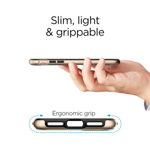 Spigen iPhone 8 and iPhone 7 case cover Neo Hybrid 2 - Champagne Gold