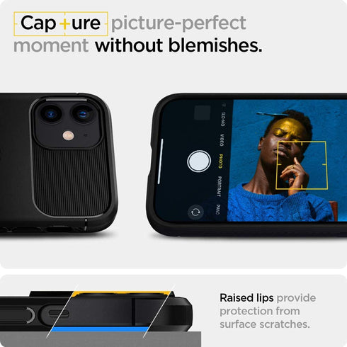 Spigen iPhone 12 Mini case cover Rugged Armor - Matte Black