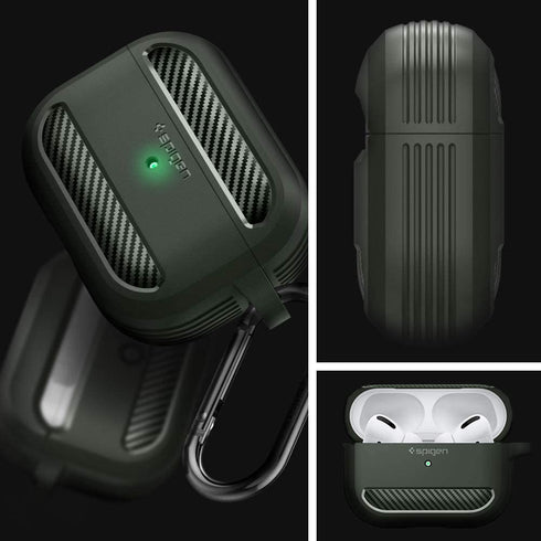 Spigen Airpods PRO case cover Rugged Armor - Military Green