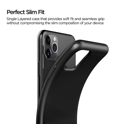 VRS Design iPhone 11 Pro MAX case cover Single Fit - Black