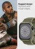Spigen Apple Watch (45/44mm) Band with Case Rugged Armor PRO
