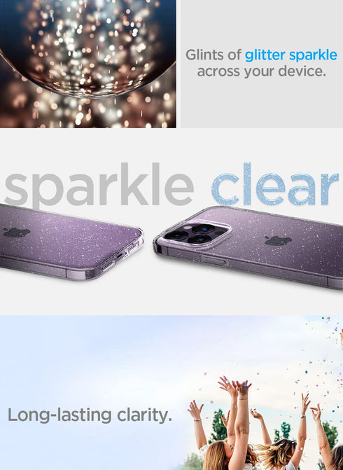 Spigen iPhone 14 PRO Case Liquid Crystal Glitter
