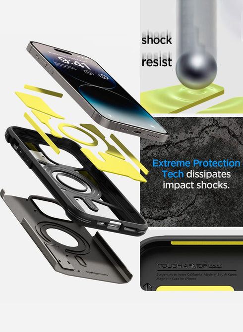 Spigen iPhone 14 PRO Case Tough Armor (MagFit)