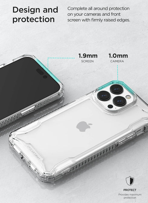 VRS Design iPhone 14 Pro MAX Case Terra Guard Crystal