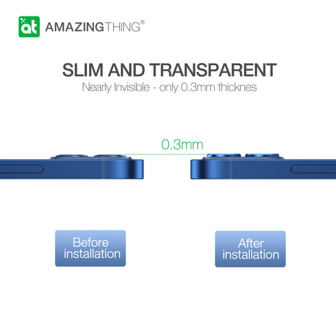 Amazing Thing iPhone 12 Mini and iPhone 12 Camera Lens Protector SUPREME AR Lens Defender