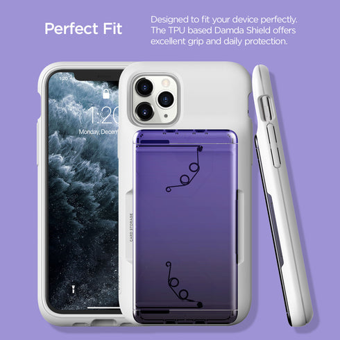 VRS Design iPhone 11 PRO case cover Damda Glide Shield - Purple Black