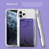 VRS Design iPhone 11 PRO case cover Damda Glide Shield - Purple Black