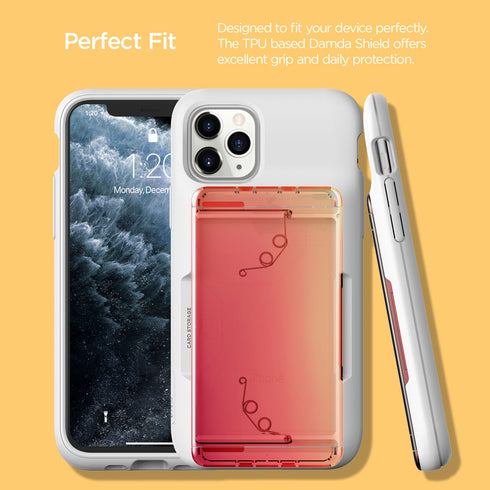 VRS Design iPhone 11 PRO case cover Damda Glide Shield - Yellow Peach