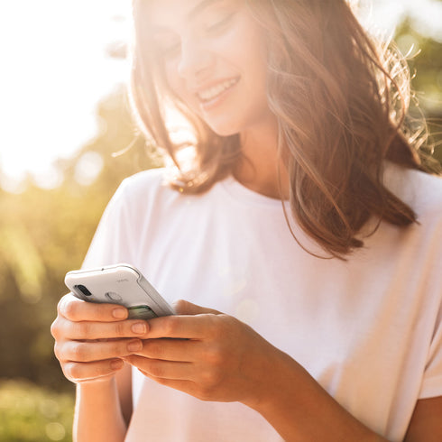 VRS Design Samsung Galaxy A30 case cover Damda Glide Shield - White Blue Black