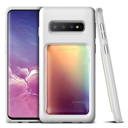 VRS Design Samsung Galaxy S10 case cover Damda High Pro Shield - Orange Purple