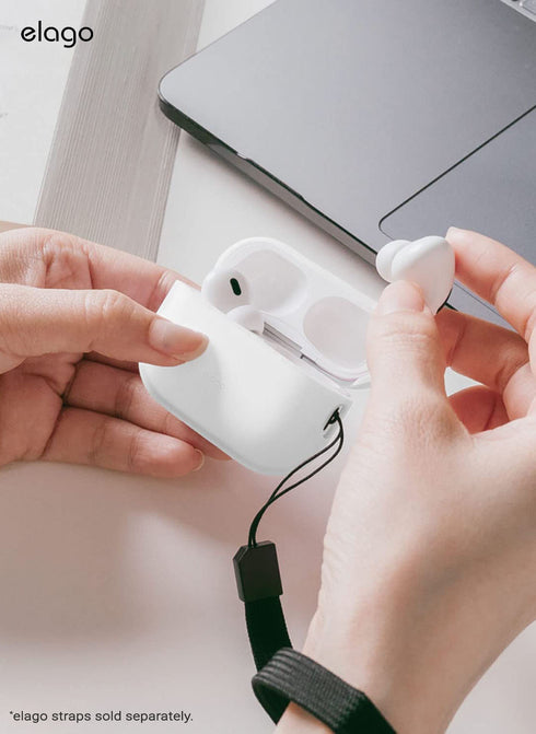 elago AirPods PRO 2 Case Silicone with Lanyard