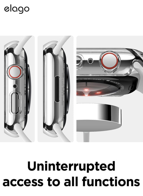 elago Apple Watch 45mm Case Clear Shield