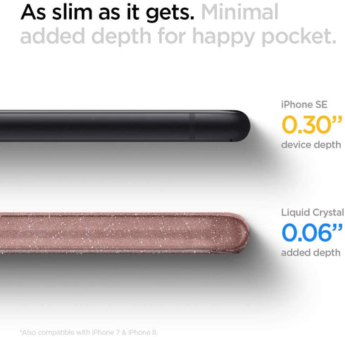 Spigen iPhone SE 3 / SE / 8/ 7 Case Liquid Crystal Glitter
