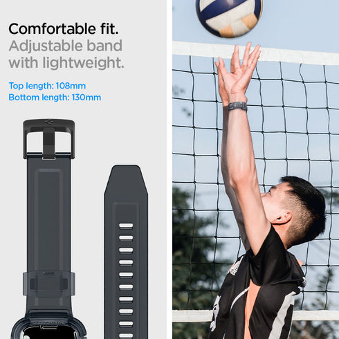 Spigen Apple Watch Band with Case Series (45/44mm) Liquid Crystal PRO