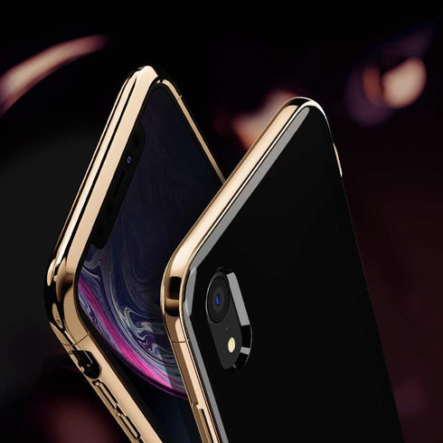 Spigen iPhone XR case cover La Manon Etui - Gold Black