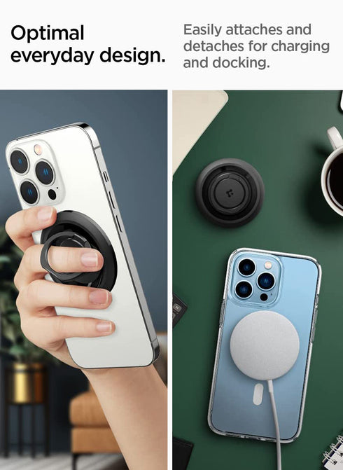 Spigen O-Mag Ring (MagFit) Magnetic Phone Holder with Kickstand