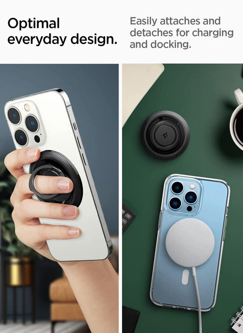 Spigen O-Mag Ring (MagFit) Magnetic Phone Holder with Kickstand