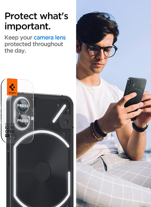 Spigen Nothing Phone (1) Lens Screen Protector GLAStR Optik PRO
