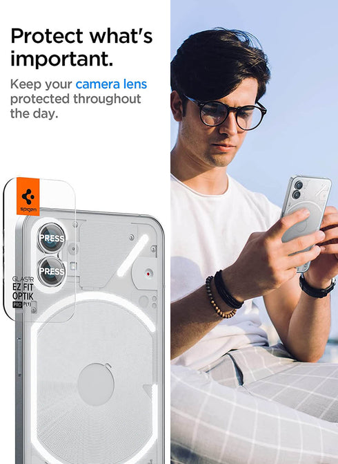 Spigen Nothing Phone (1) Lens Screen Protector GLAStR Optik PRO