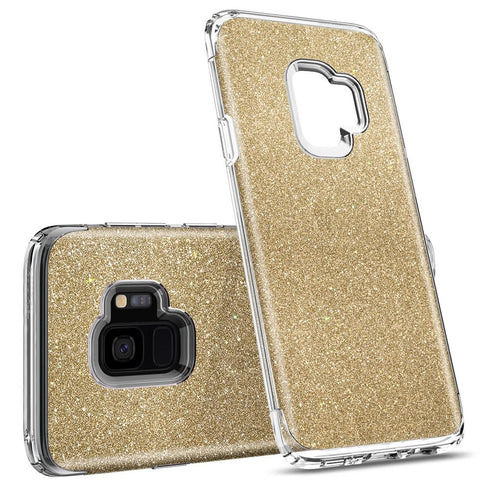 Spigen Samsung Galaxy S9 case cover Slim Armor Crystal Glitter - Gold Quartz