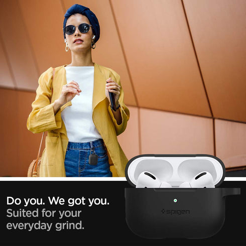 Spigen Airpods PRO case cover Silicone Fit - Black