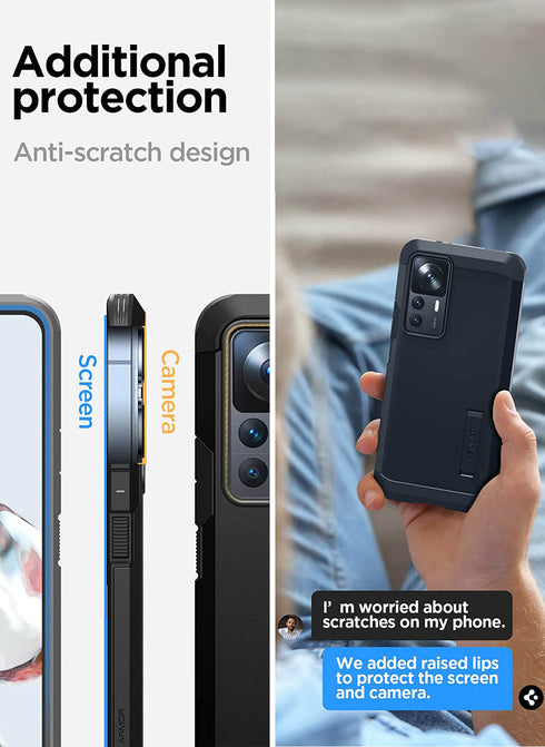 Spigen Xiaomi 12T / Xiaomi 12T PRO Case Tough Armor