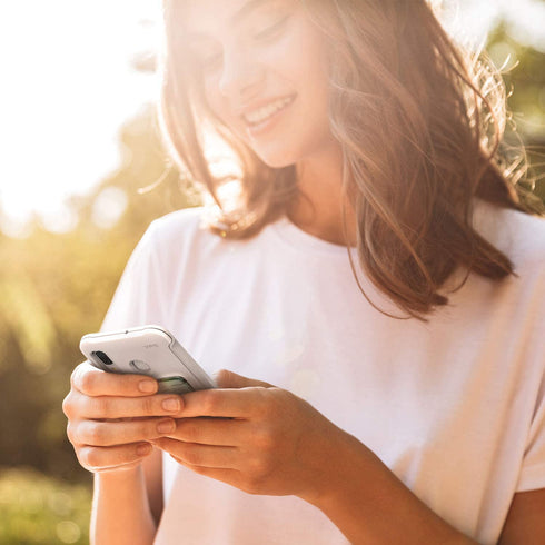 VRS Design Samsung Galaxy A30 case cover Damda Glide - White Orange Purple