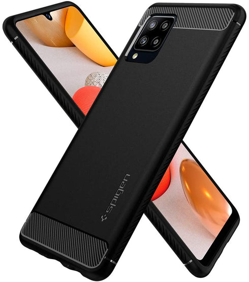 Spigen Samsung Galaxy A42 case cover Rugged Armor - Matte Black
