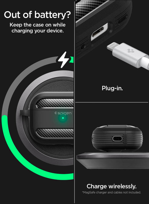 Spigen AirPods PRO 2 Case Rugged Armor